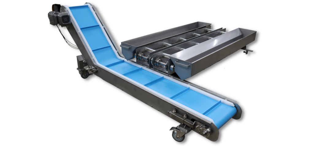 Conveyor with side feeder